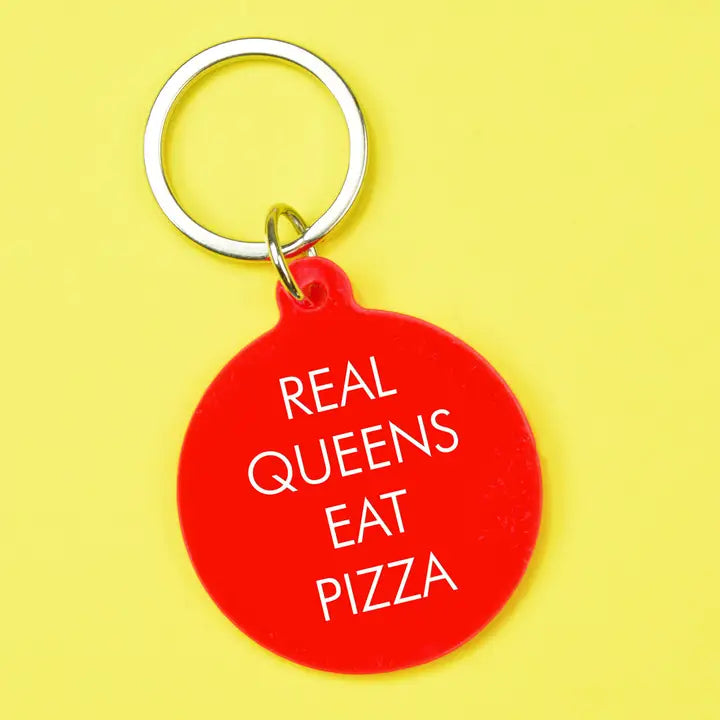 Porte-clés - Real Queens Eat Pizza