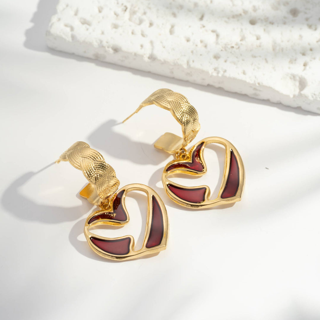 Boucles d’Oreilles - Lovely Bordeaux
