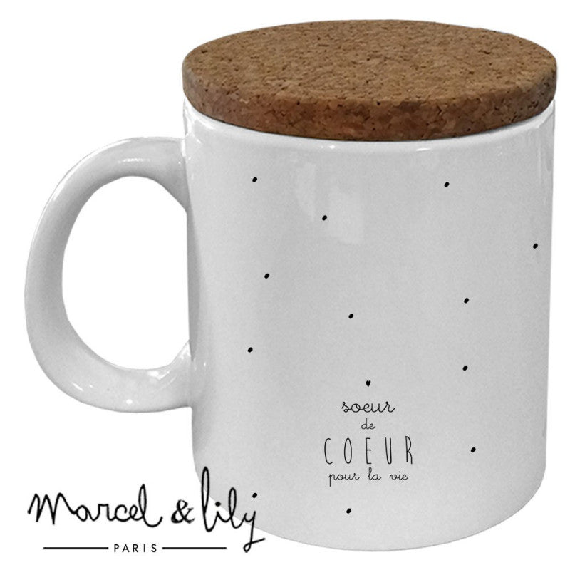 Mug "Soeur de coeur"  - Marcel et lily