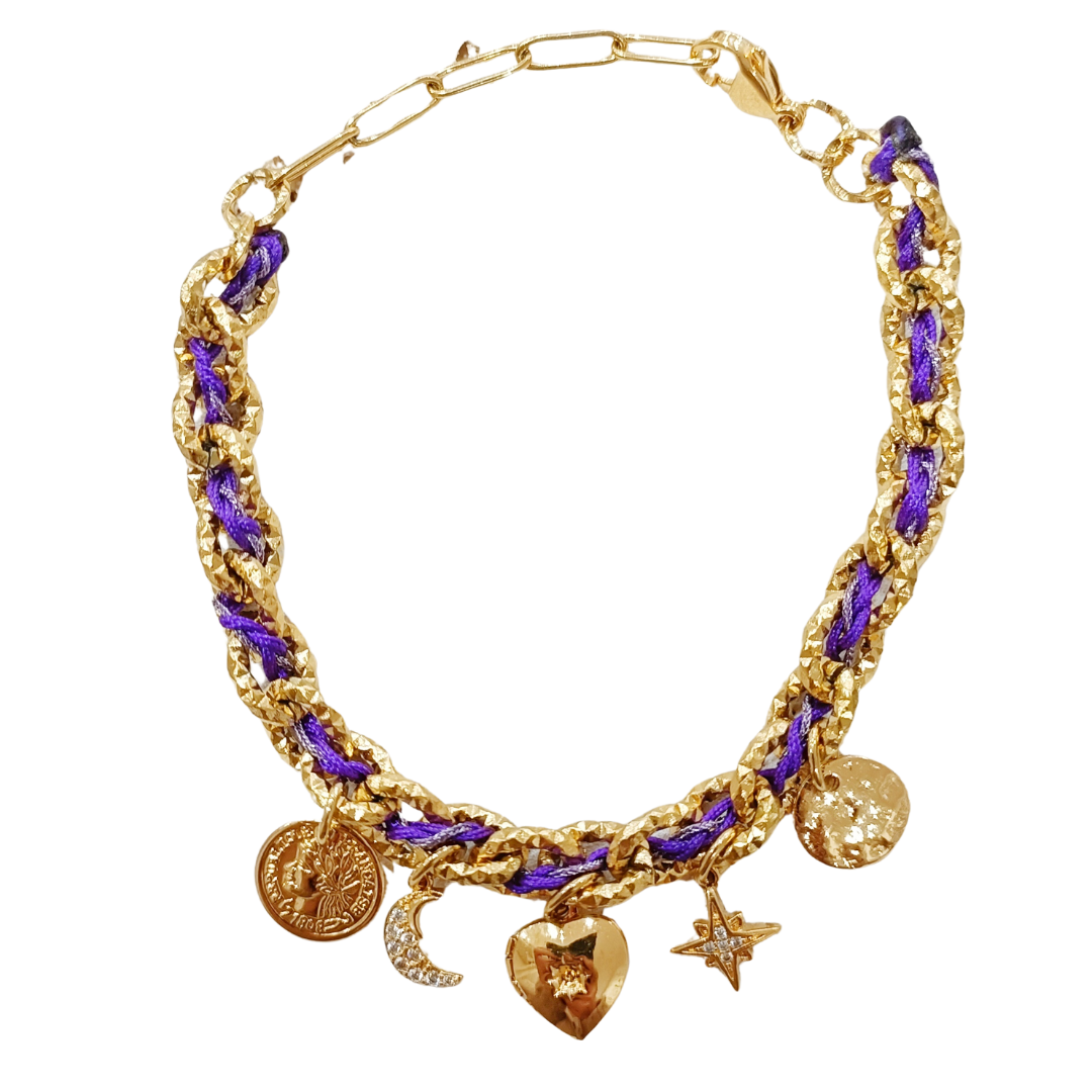 Bracelet Byzance - Violet
