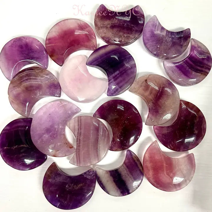 Cristal de Lune en fluorite