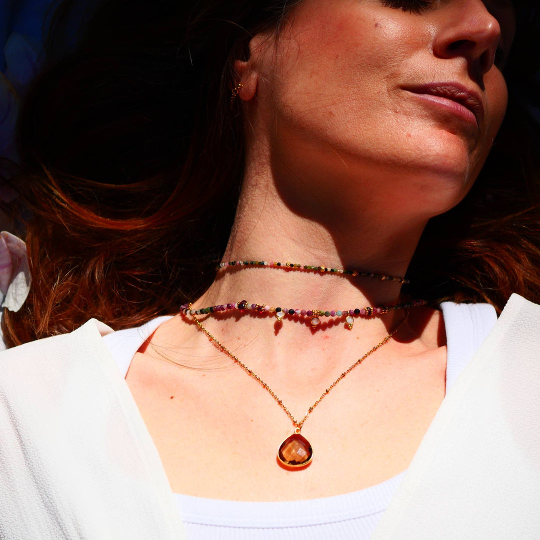 Collier - Justine Quartz fumé