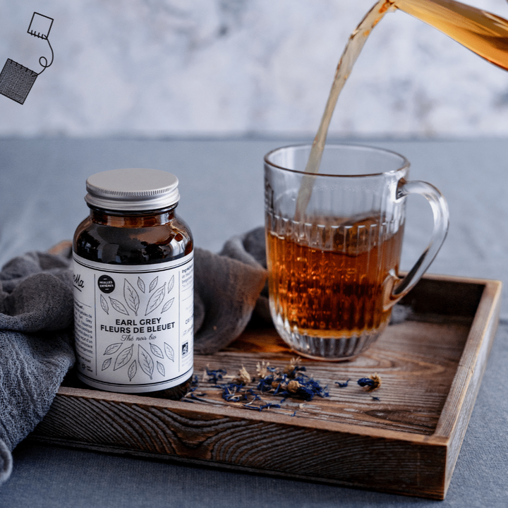 Thé noir Earl grey fleurs de bleuet - Greenma