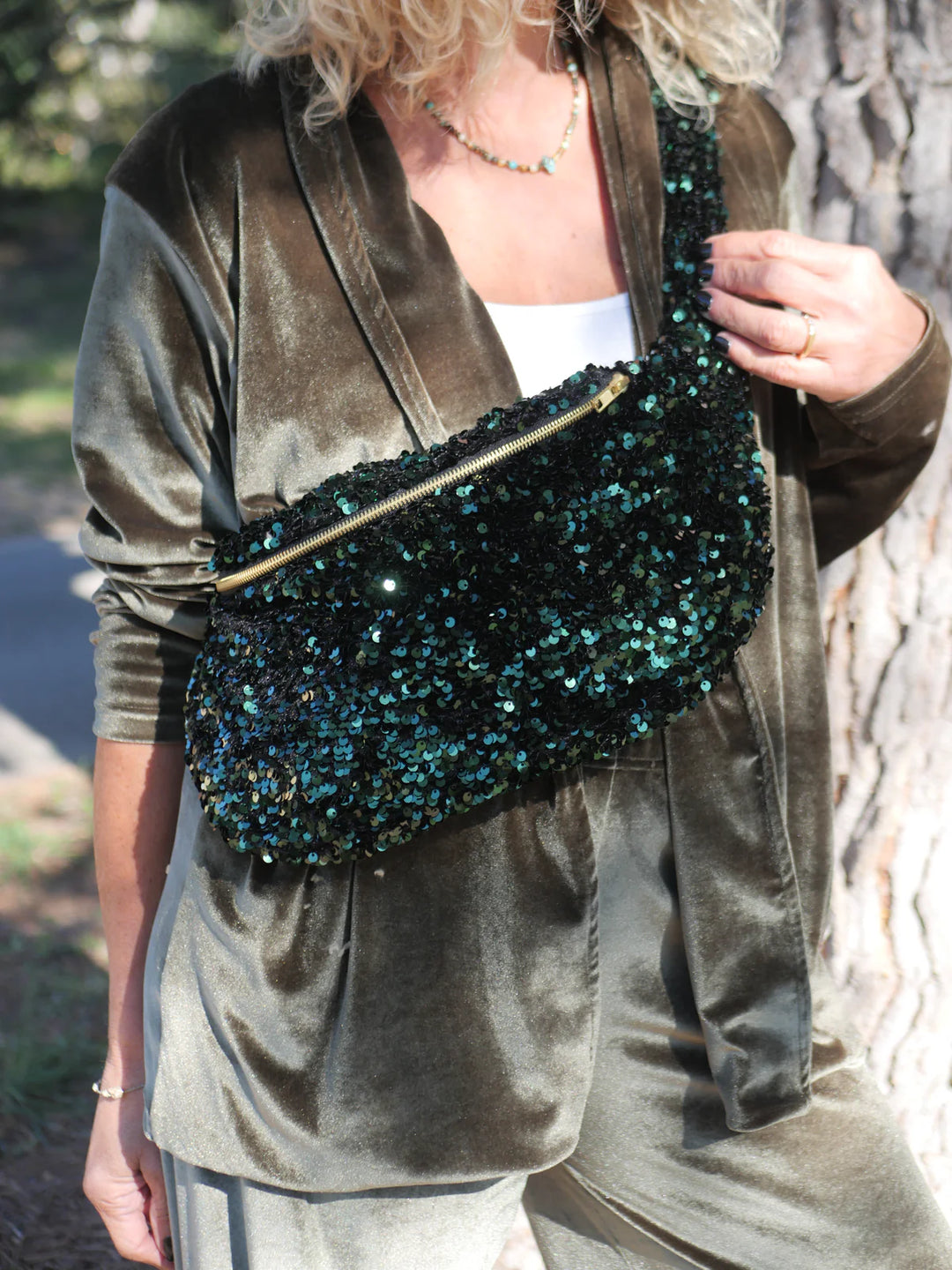 Banane Sequins Vert