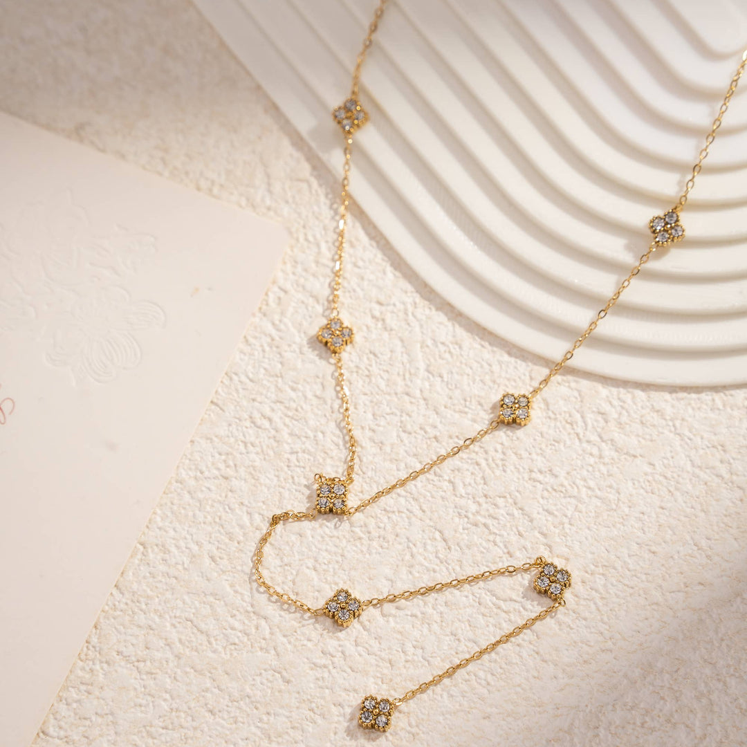 Collier Y - Ayline doré