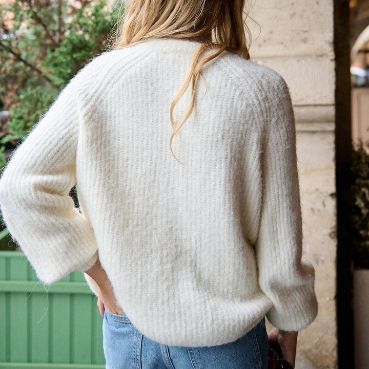 Pull Mona en alpaga et laine ample