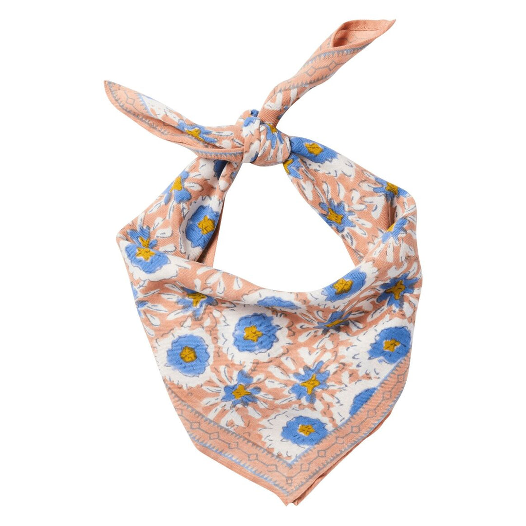 Petit foulard imprimé - Margotte sienne