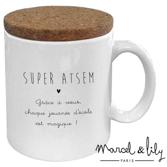 Mug " SUPER ATSEM"- Marcel et lily