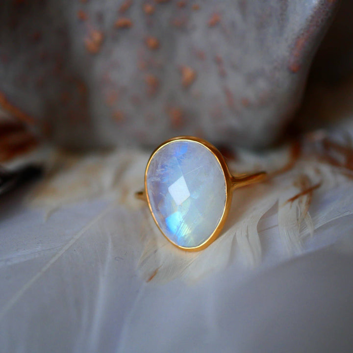 Bague Réglable Shakti - Multi tourmalines Labradorite