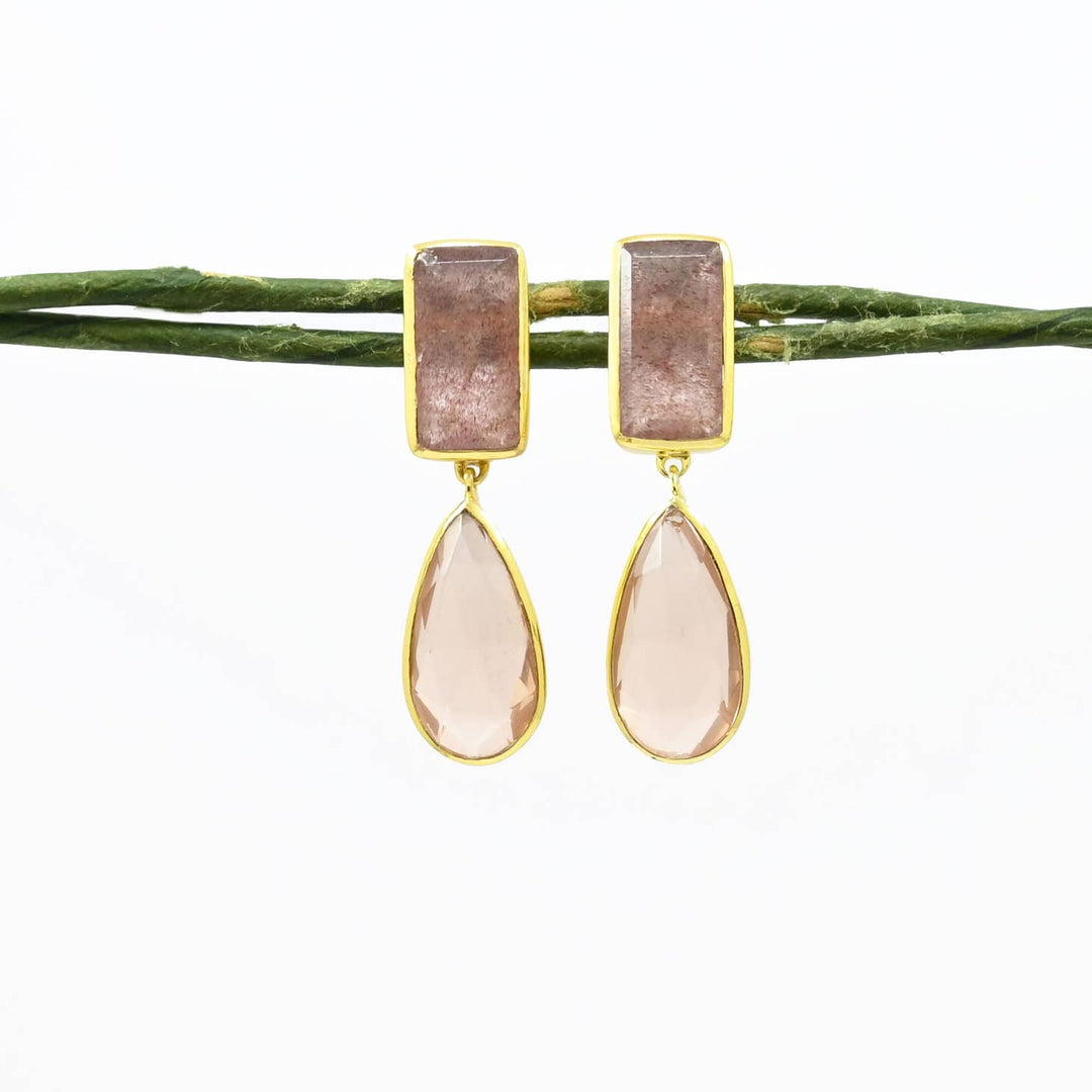 Boucles d'oreilles - Bold quartz