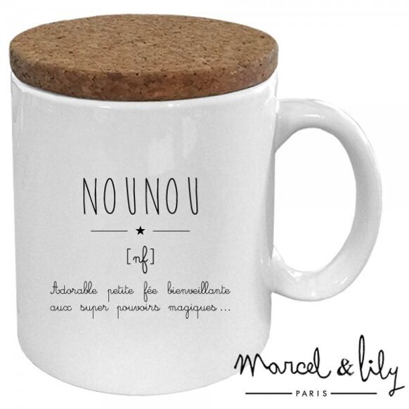 Mug définition Nounou - Marcel et lily