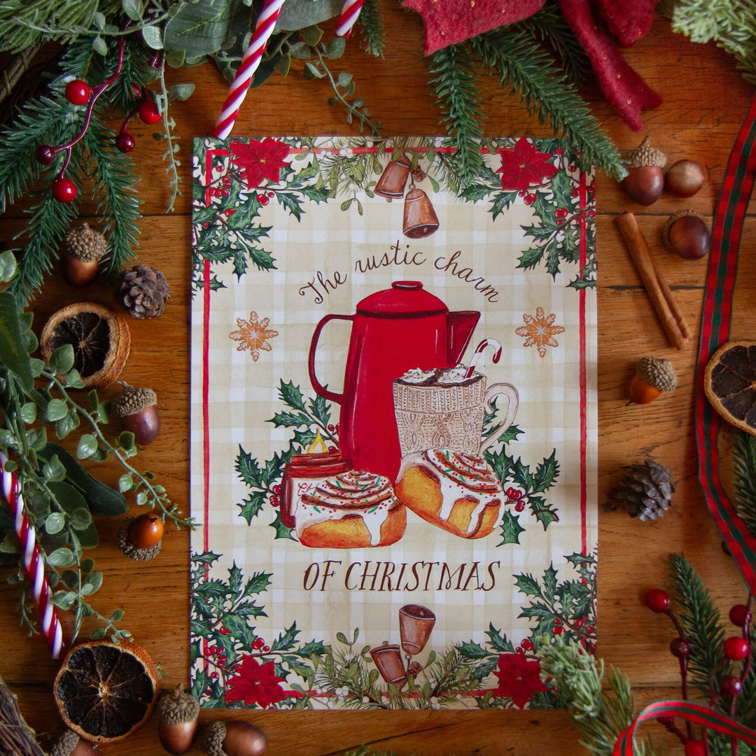 Affiche A4 - Noël Rustique