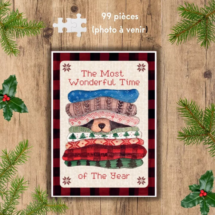 Mini Puzzle -  Hiver