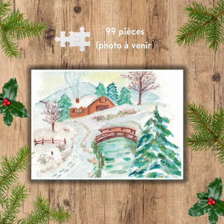 Mini Puzzle -  Hiver