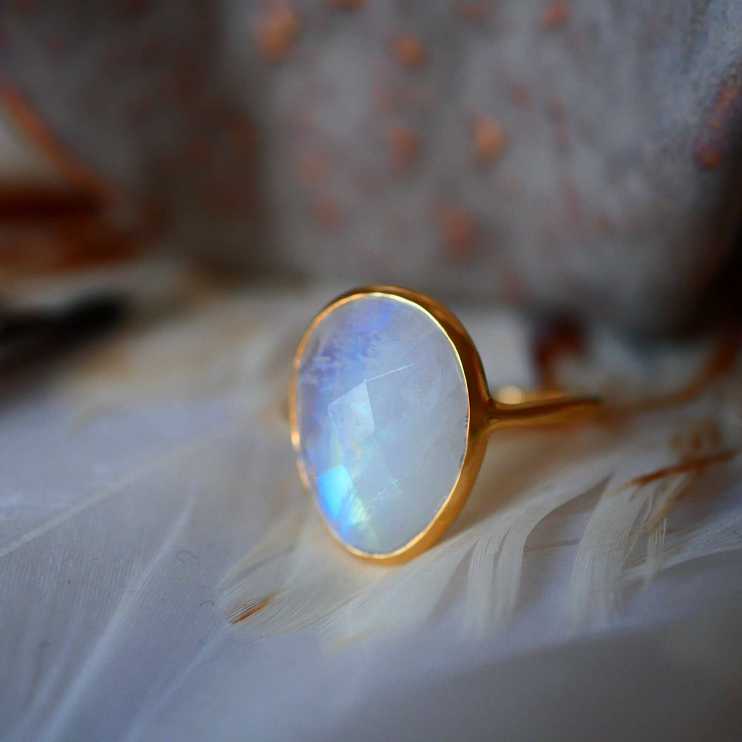 Bague Réglable Shakti - Multi tourmalines Labradorite