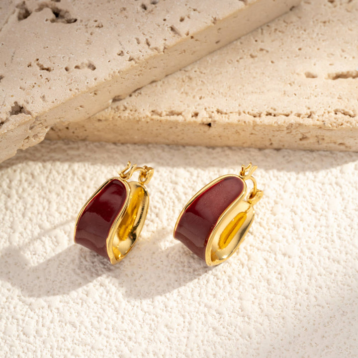 Boucles d'oreilles - Créoles Sandra Bordeaux