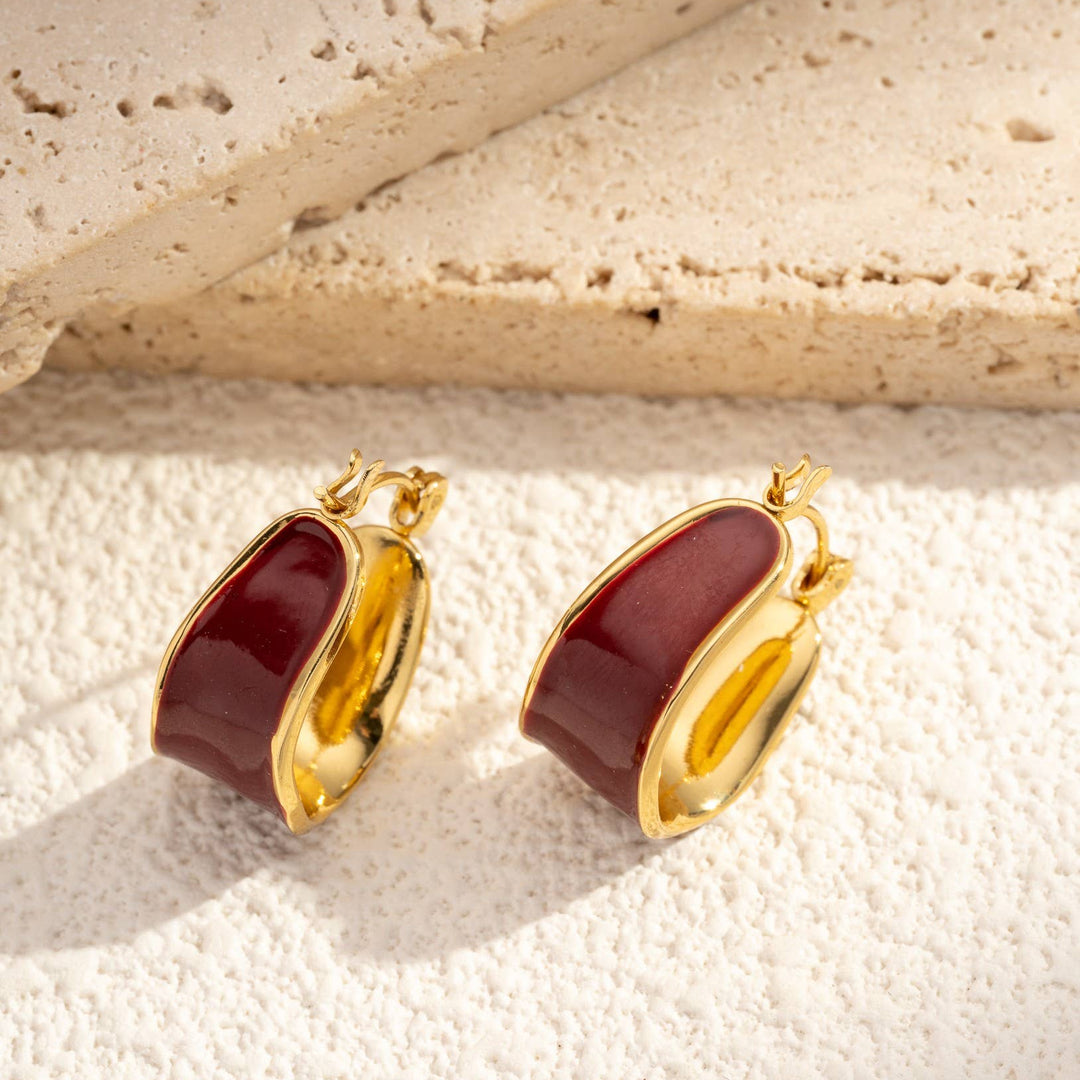 Boucles d'oreilles - Créoles Sandra Bordeaux