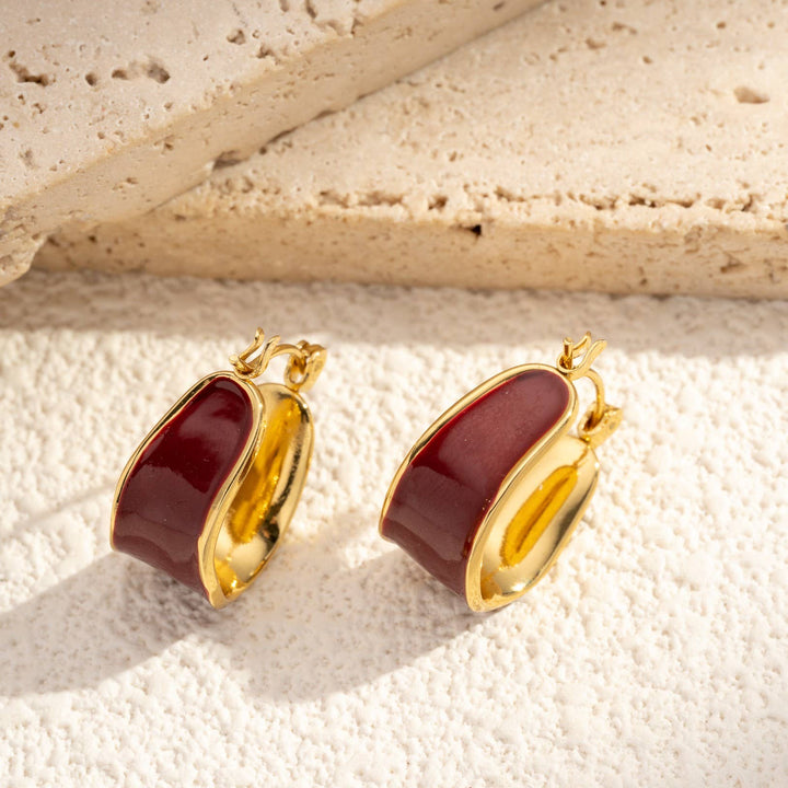 Boucles d'oreilles - Créoles Sandra Bordeaux