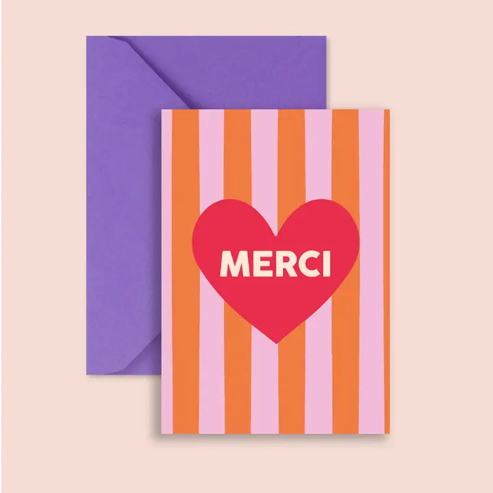 Carte + enveloppe - Merci