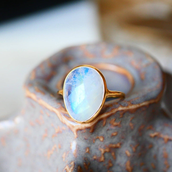 Bague Réglable Shakti - Multi tourmalines Labradorite