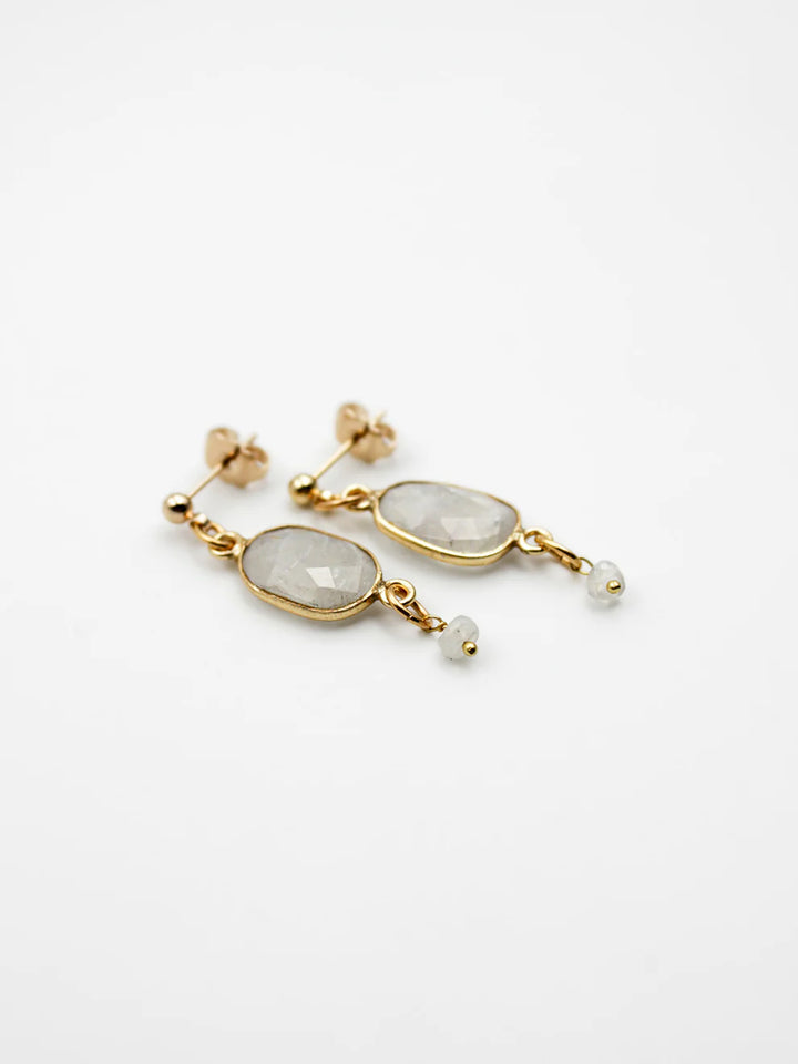 Boucles d'oreilles pierres - CATHY