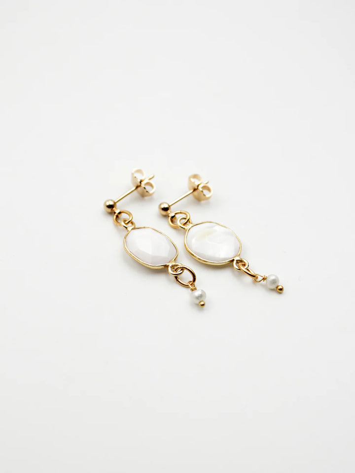 Boucles d'oreilles pierres - CATHY