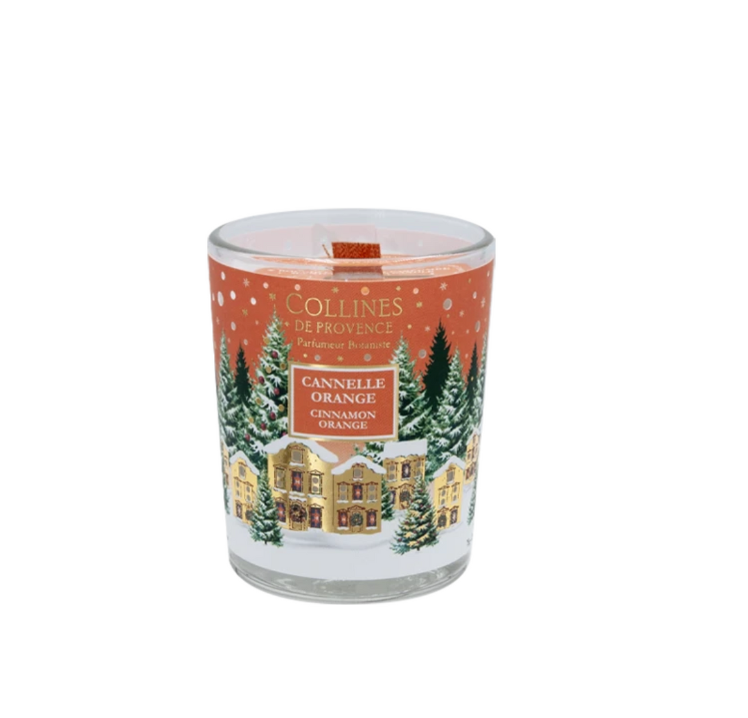 Bougie parfumée cannelle orange 75g