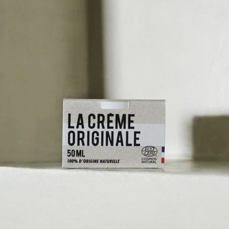 Crème originale visage - Pot en béton rose - Recharge au choix