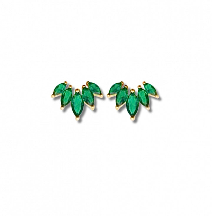 Boucles d'oreilles - Manon (vert)