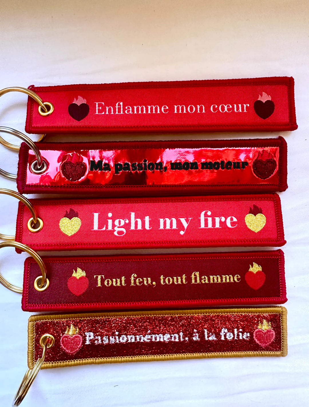Porte clés Rubans - Passion/désir