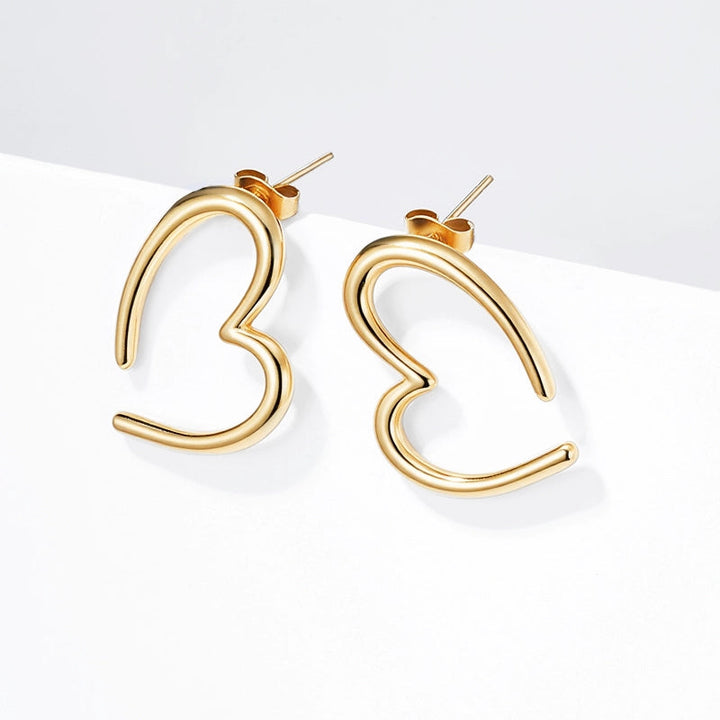 Boucles d'oreilles - Love doré