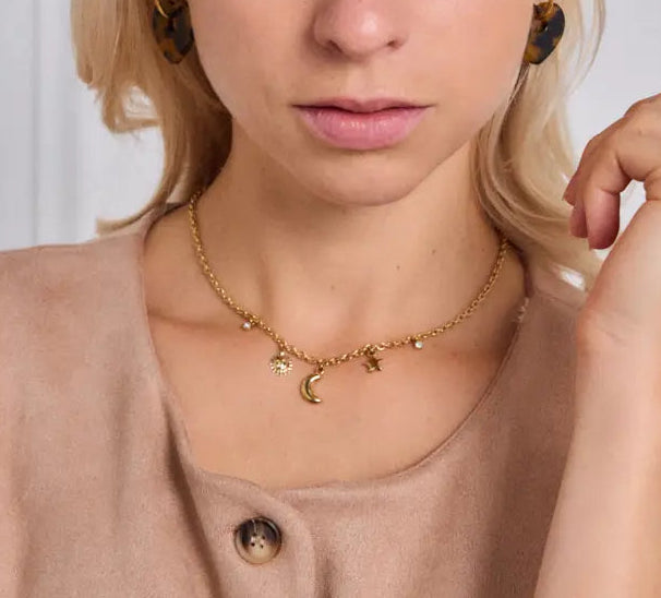 Collier - Luna doré