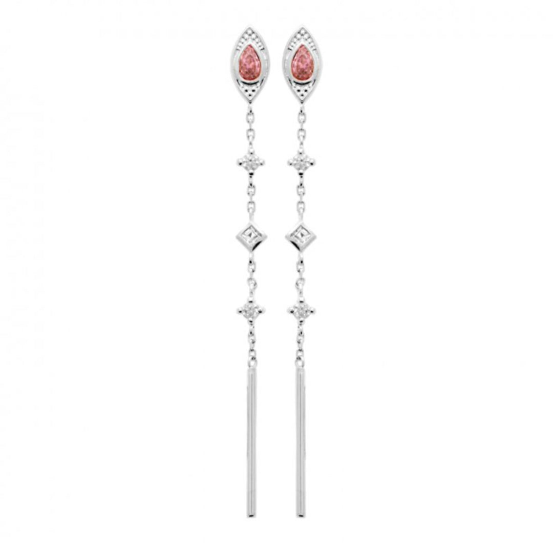 Boucle d'oreilles Eulia argent