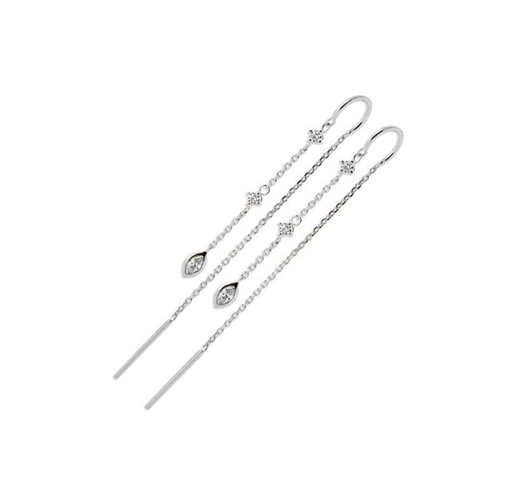 Boucle d'oreilles Mila argent