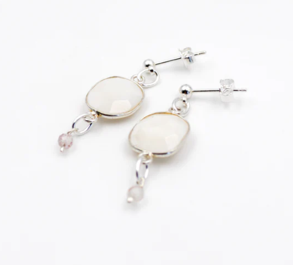 Boucles d'oreilles pierres - louise