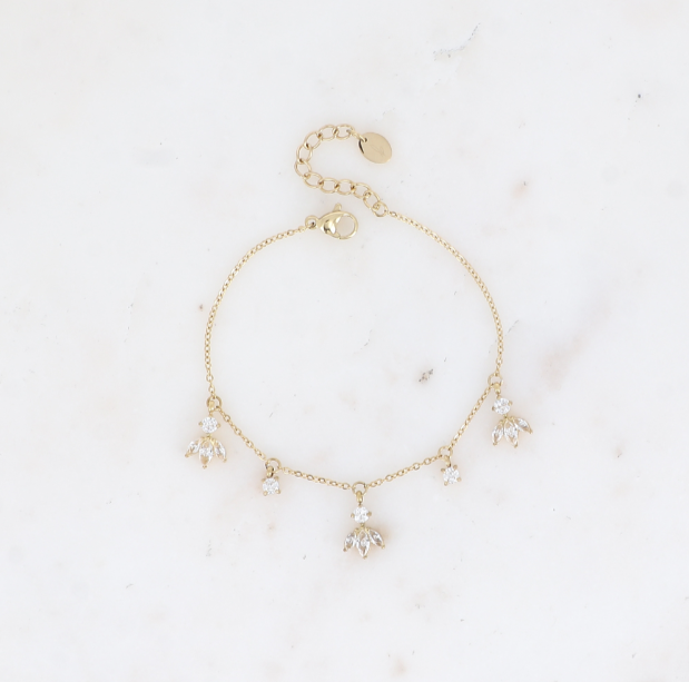 Bracelet Katarina - doré blanc