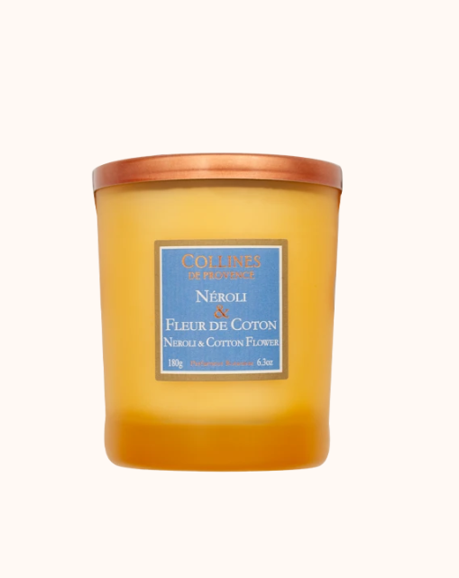 Bougie parfumée (180gr) - Néroli fleur de coton