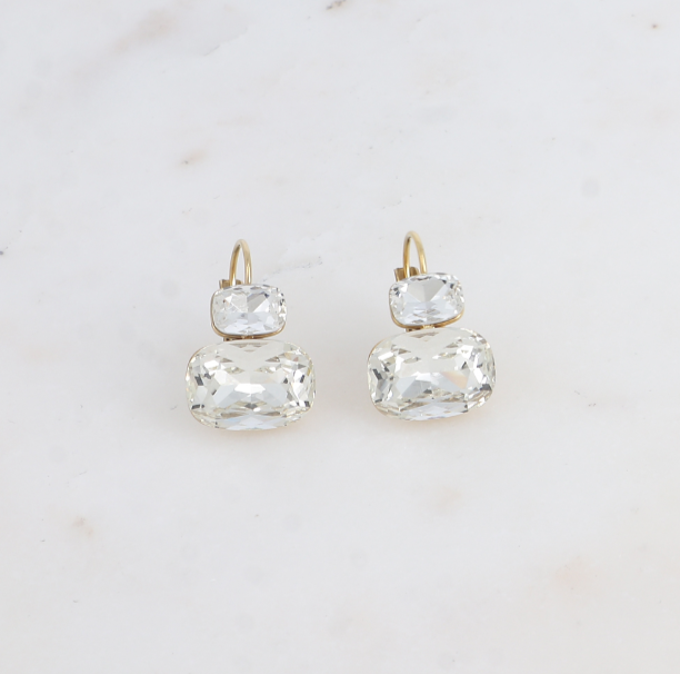 Boucles d'oreilles Hita - Blanc