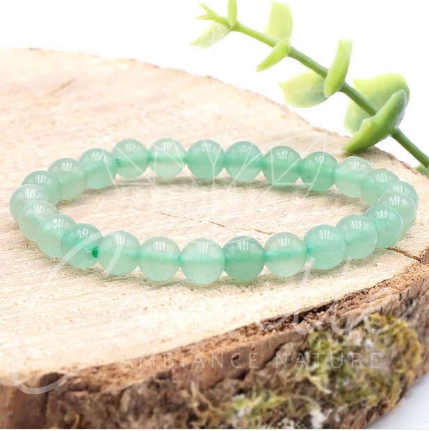 Bracelet boule enfant - Aventurine Verte