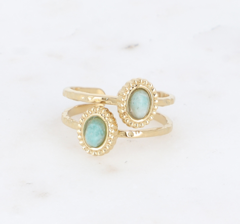 Bague Wila - Amazonite