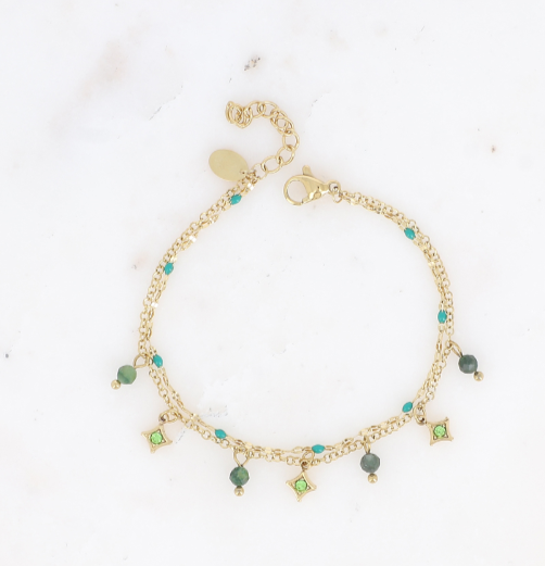 Bracelet Liliah - Vert