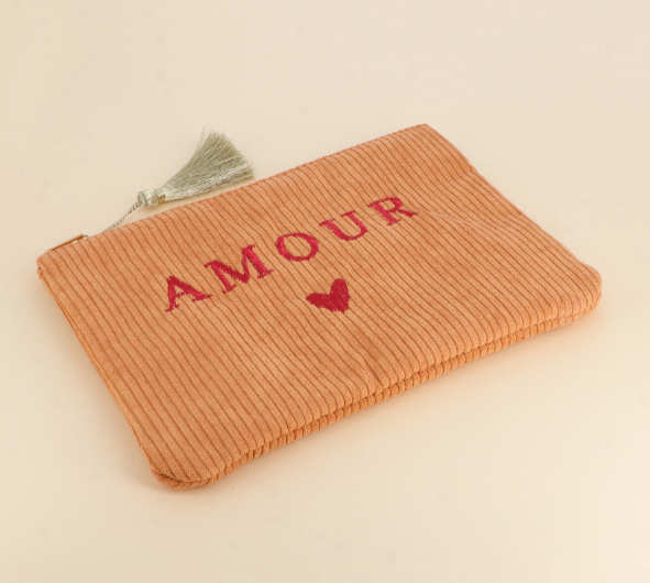 Trousse Amour - Camel