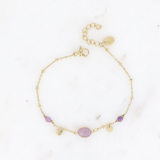 Bracelet Azalée - Améthyste