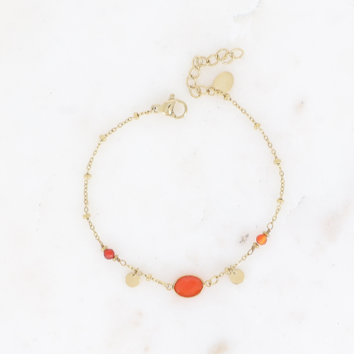 Bracelet Azalée - Cornaline