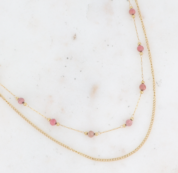 Collier Nerri - Rhodonite