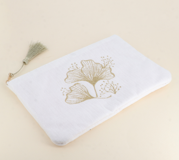 Trousse ginkos dorés