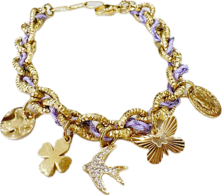 Bracelet Bysance - Lila