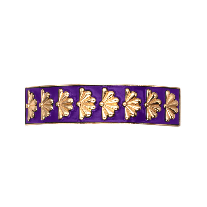 Barrette violette (3 motifs)