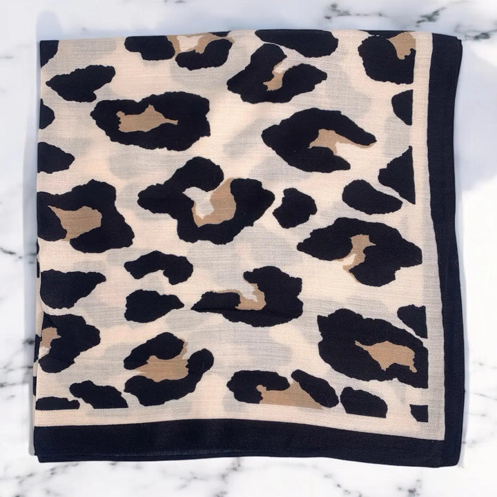 Foulard carré - Léopard