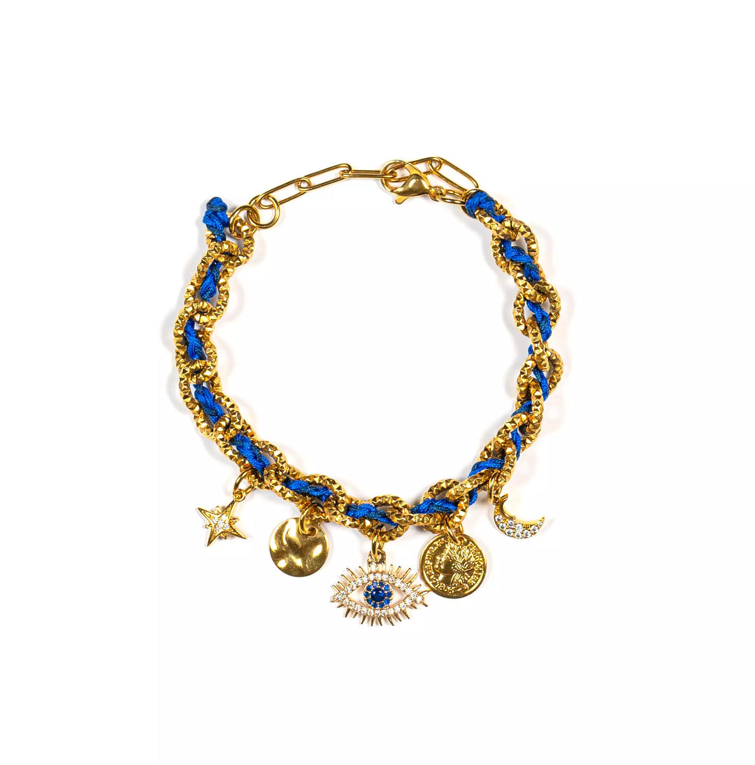 Bracelet Bysance - Bleu roi